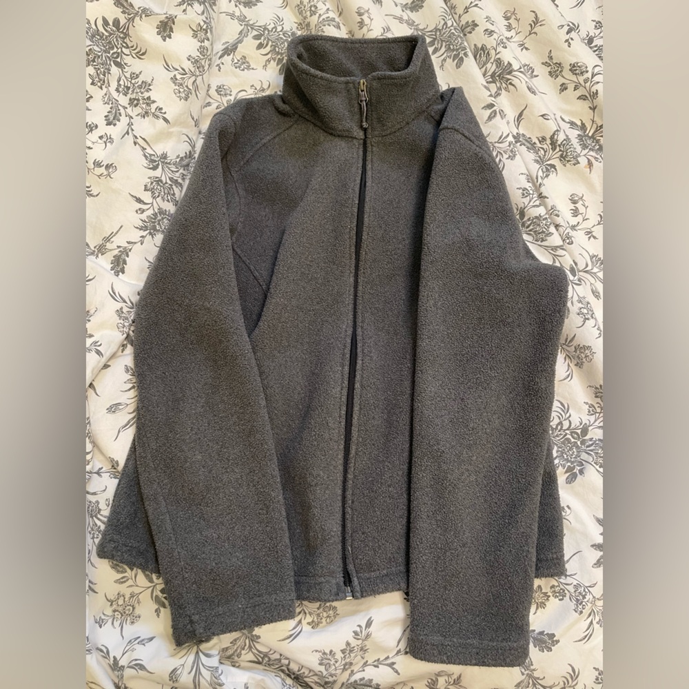 LL Bean fleece funnel neck jacket